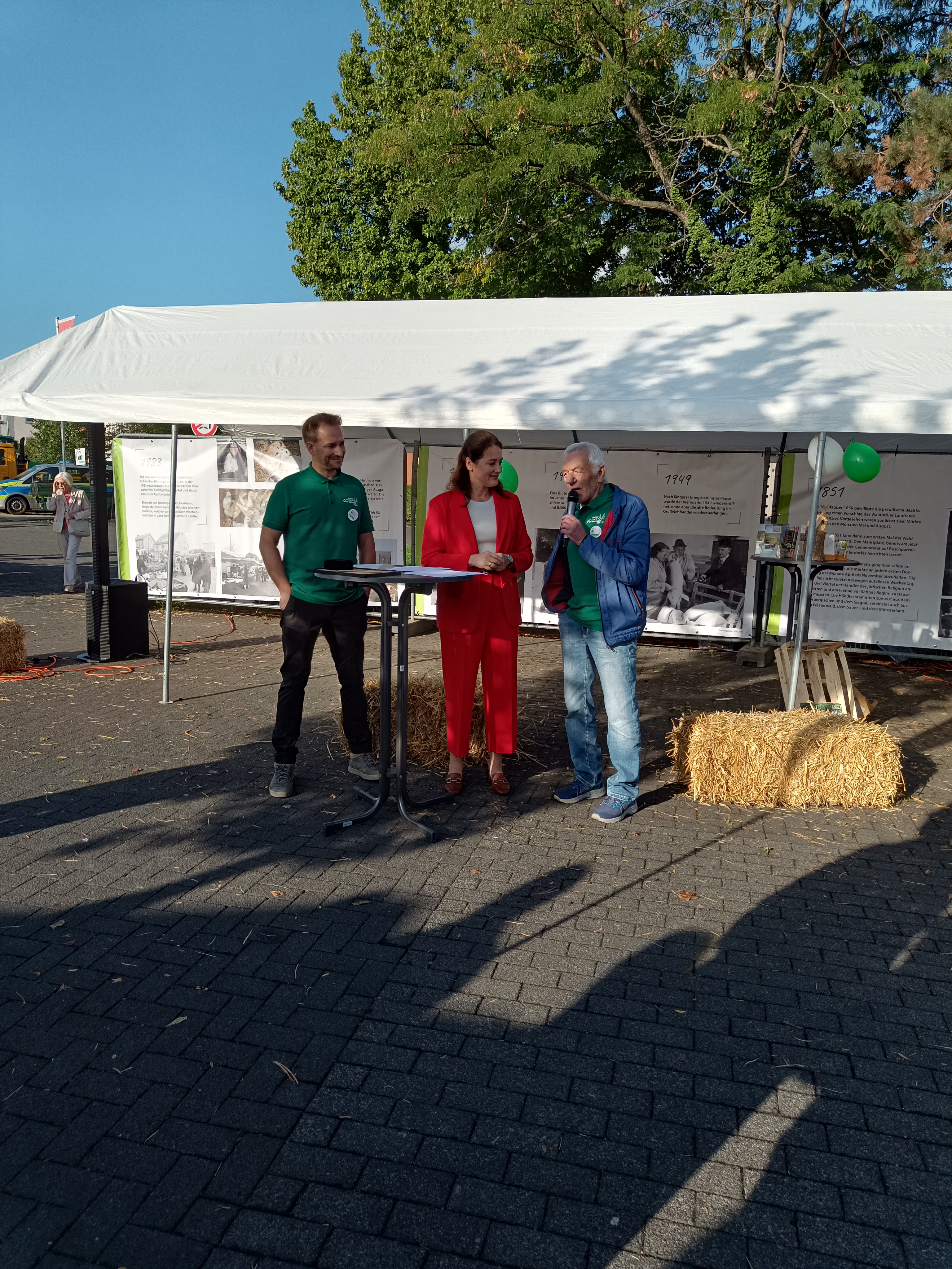Martin Finke, Larissa Weber und Günter Härting